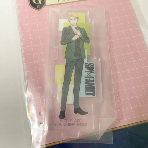 Spy X Family Bandai Acrylic Stand Loid Forger Ichiban Kuji Japan - Picture 11 of 11